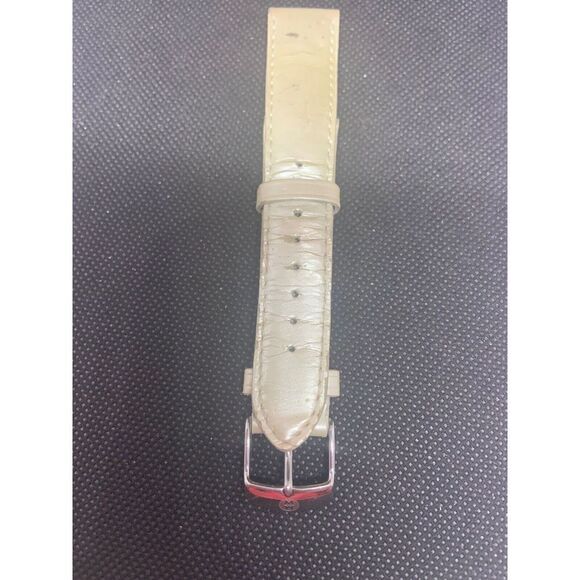 Michele Leather Watch Band Bracelet Preowned Good Condition 18mm N819 - Picture 2 of 3
